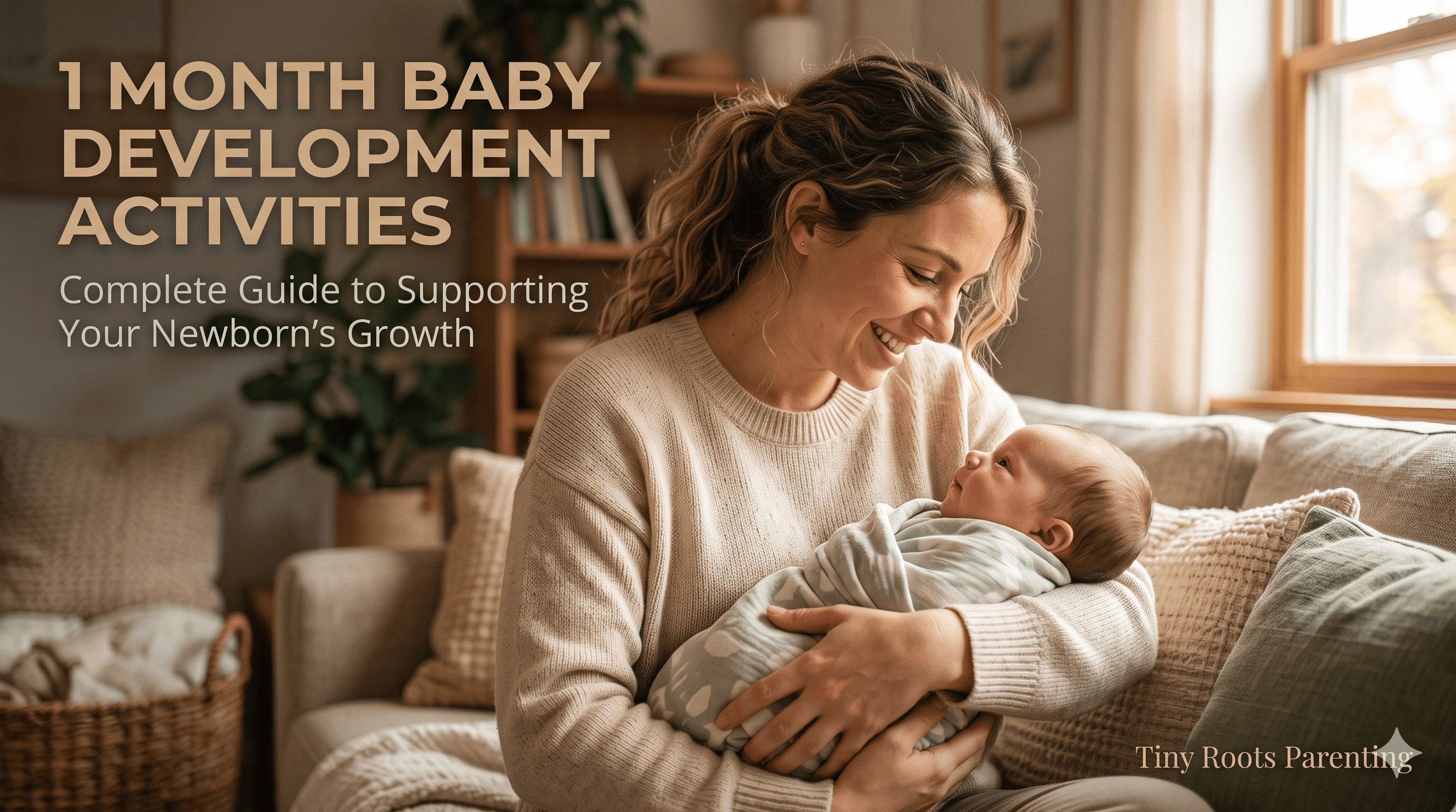 Complete Guide to 1 Month Baby Development Activities: 8 Gentle Ways to Support Your Newborn's Growth"